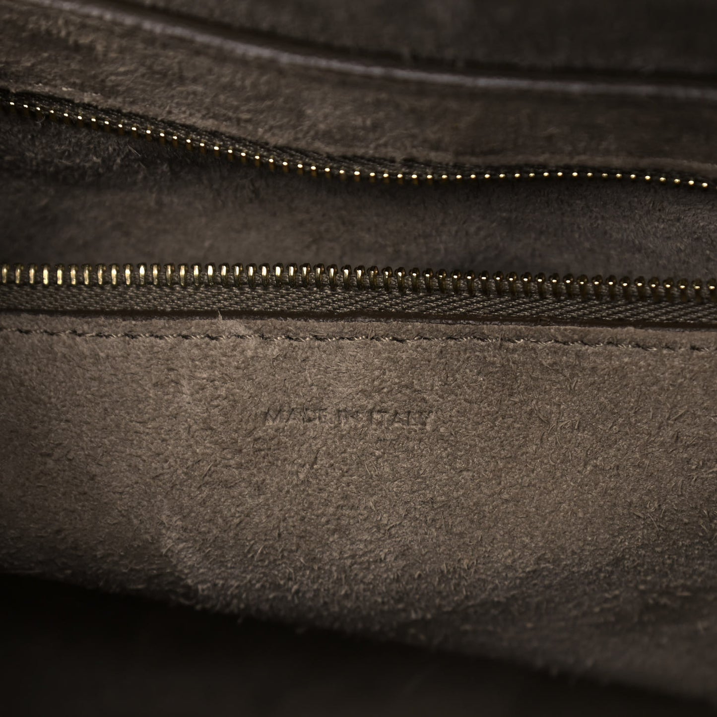 Soft Grained Calfskin Sangle Bucket Bag Taupe