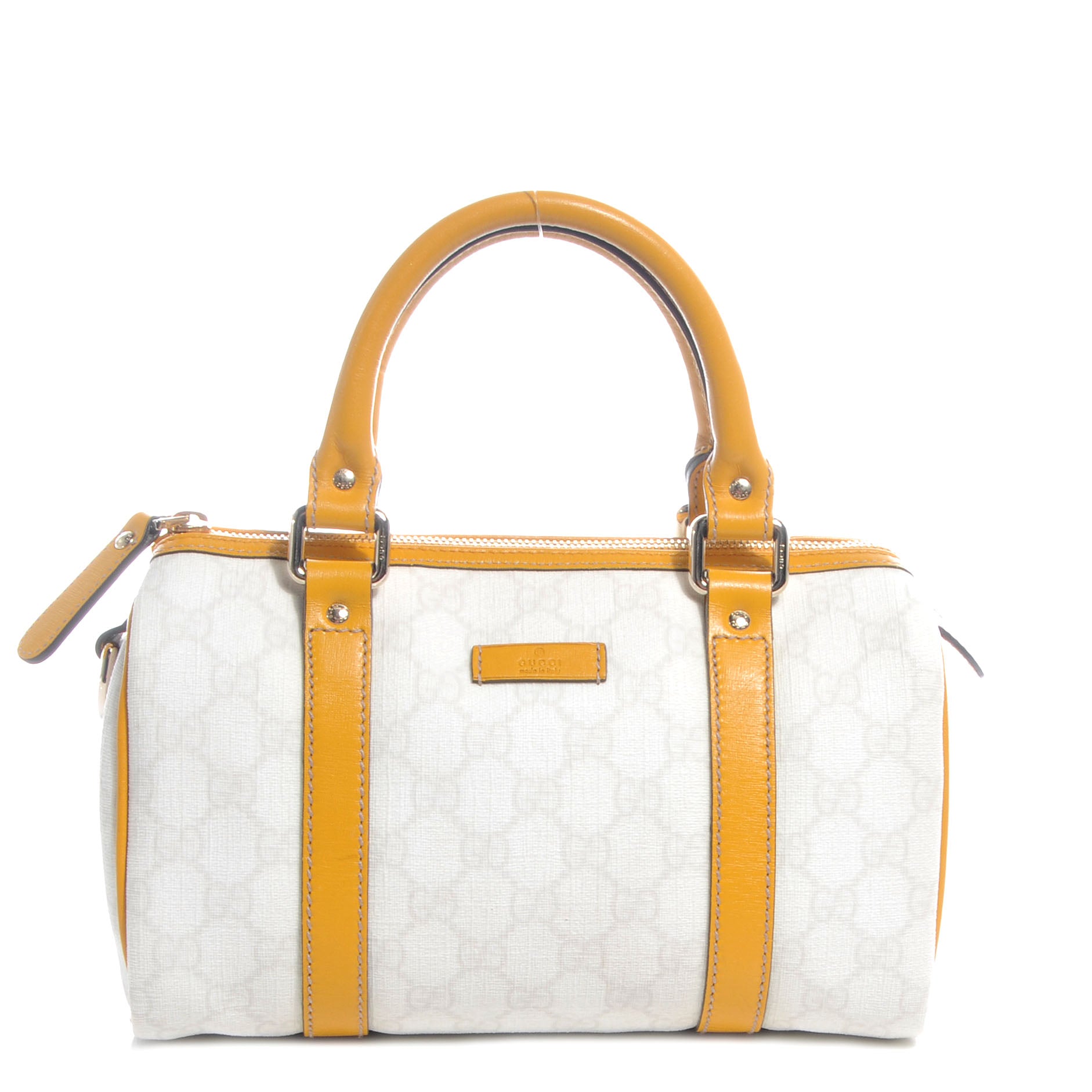 Gucci Monogram Small Boston Yellow 1 of 7