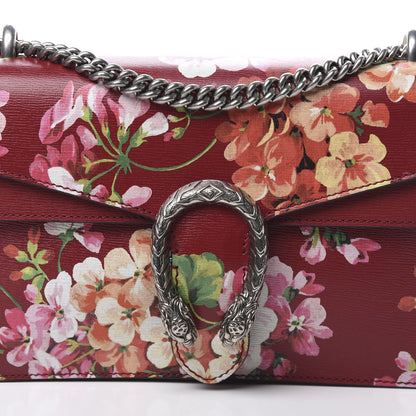 Gucci Calfskin Blooms Print Small Dionysus Shoulder Bag Romantic Cherry Multicolor 8 of 11