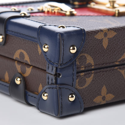 Louis Vuitton Monogram Malletage Print Petite Malle Marine Rouge 5 of 9