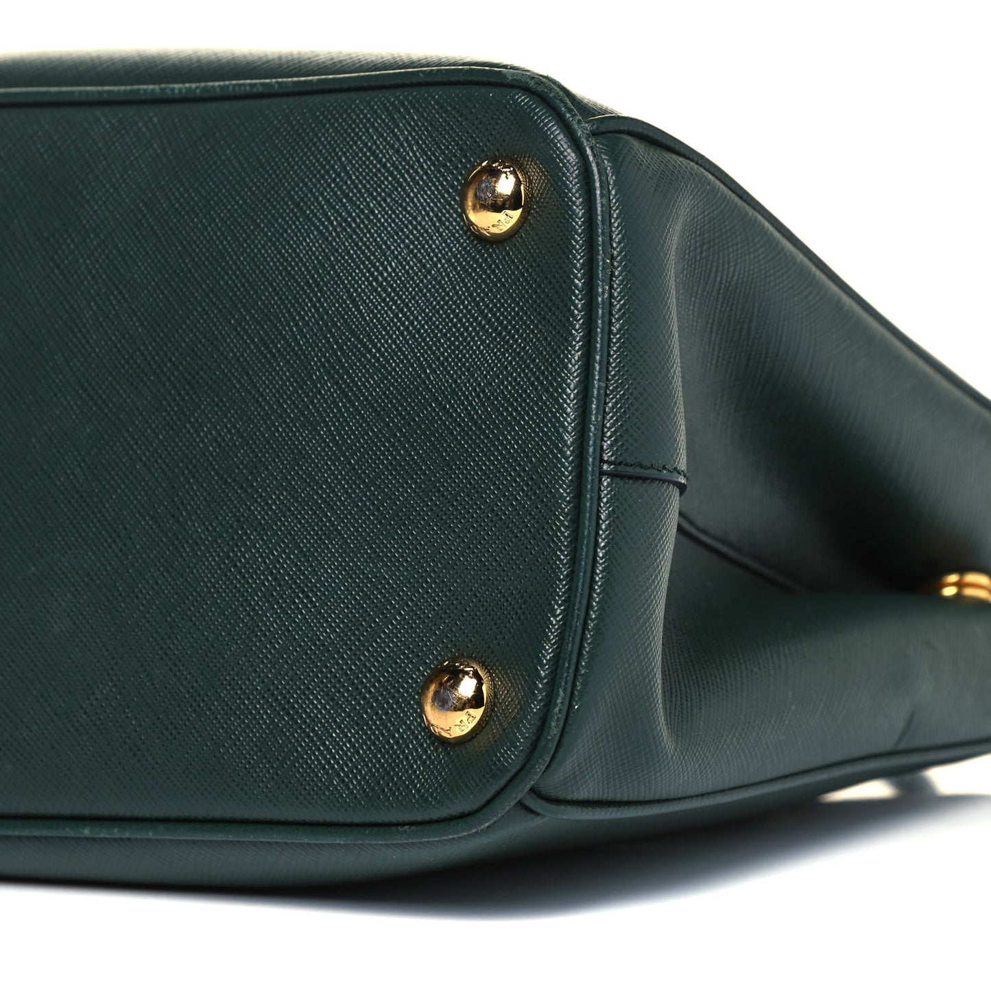 Saffiano Small Galleria Double Zip Tote Smeraldo