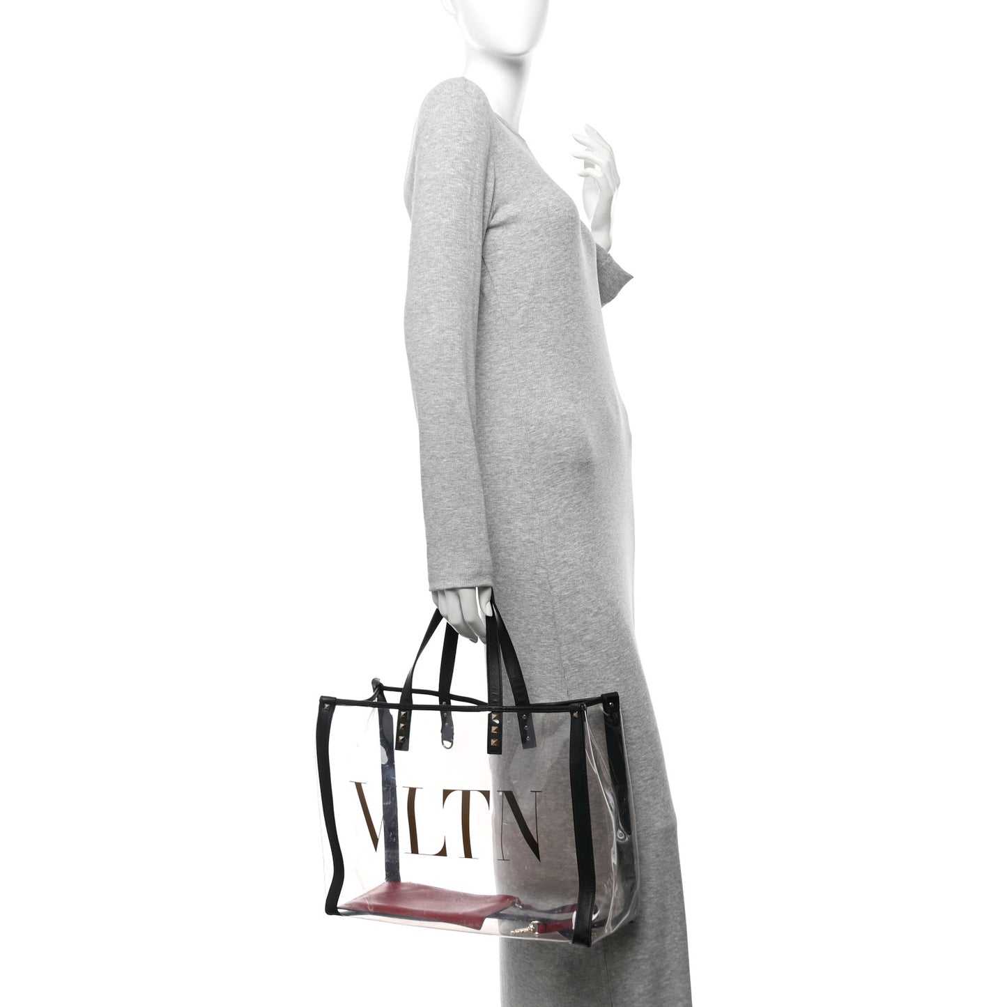 Plexy VLTN Shopping Bag Transparent
