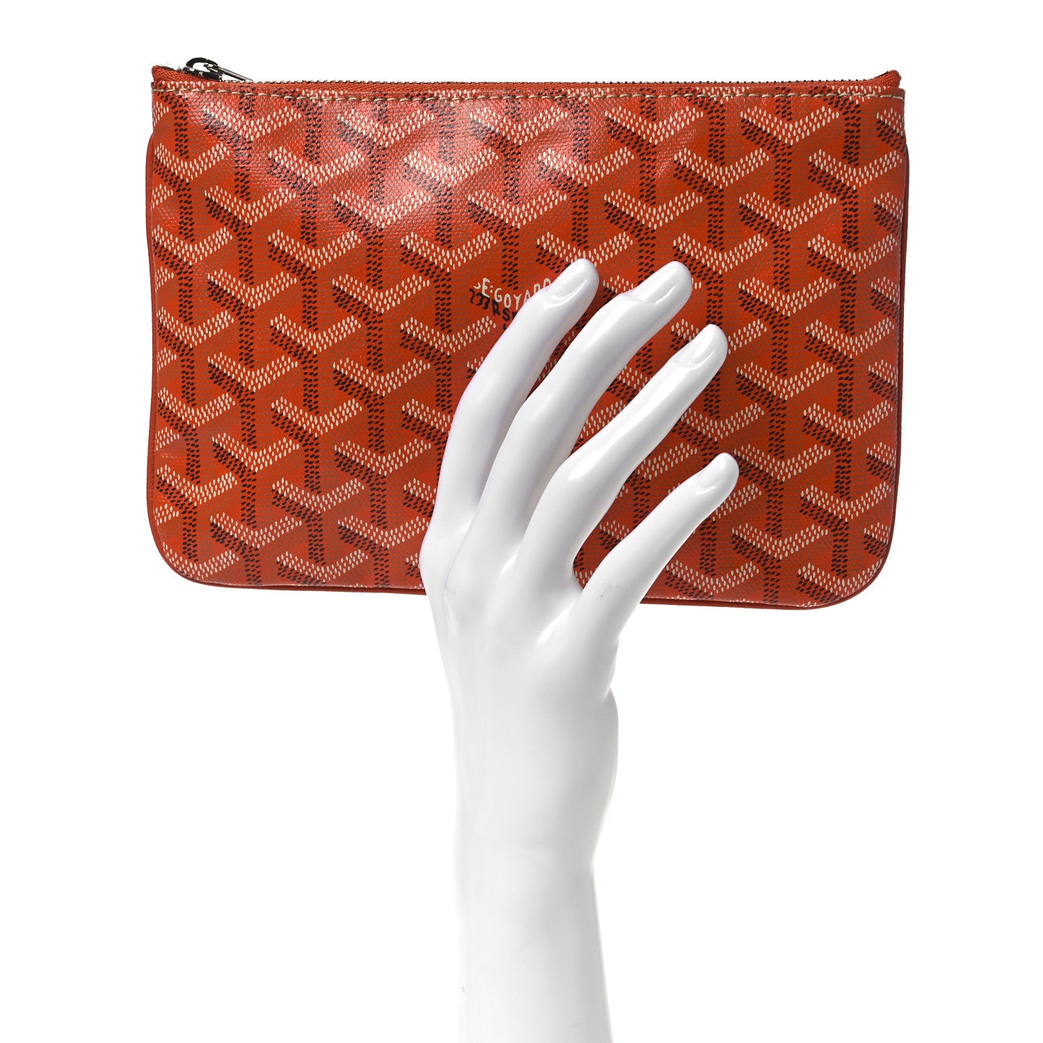 Goyard Goyardine Senat Pochette PM Orange 2 of 6