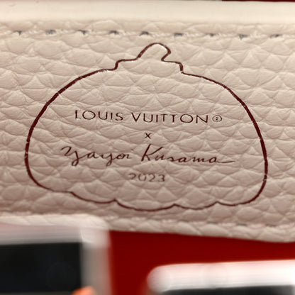 Louis Vuitton LV X YK Taurillon Psychedelic Flower Capucines BB Rouge 6 of 10