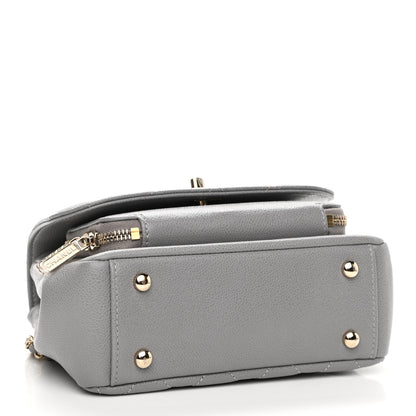 Chanel Caviar Quilted Small Business Affinity Flap Grey 3 of 11