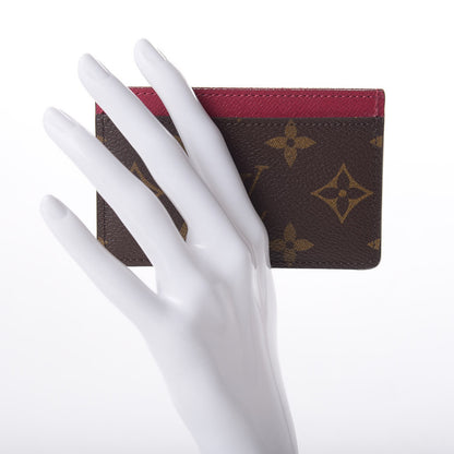 Louis Vuitton Monogram Card Holder Fuchsia 2 of 8