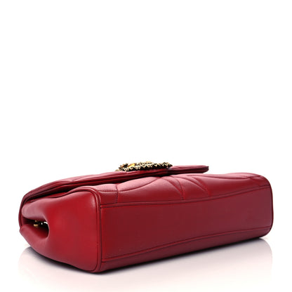 Dolce & Gabbana Nappa Quilted Large Devotion Bag Red 3 of 8