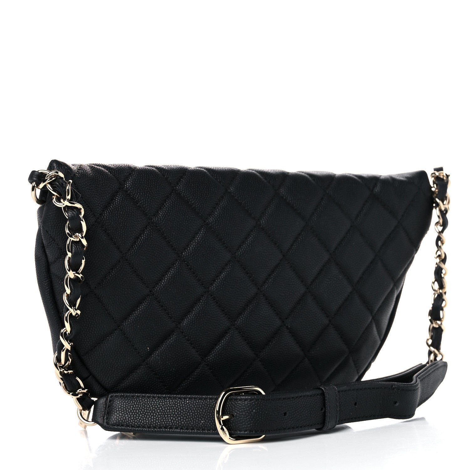Chanel Caviar Quilted Business Affinity Waist Belt Bag Black 3 of 10