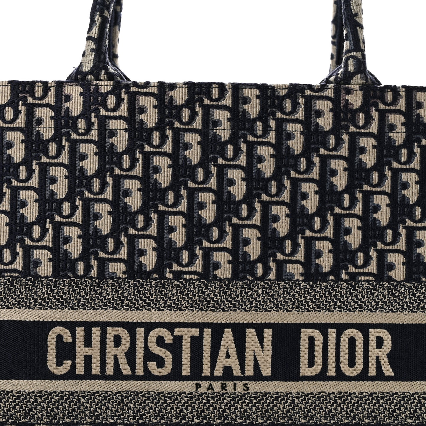 Oblique Large Book Tote Blue Multicolor