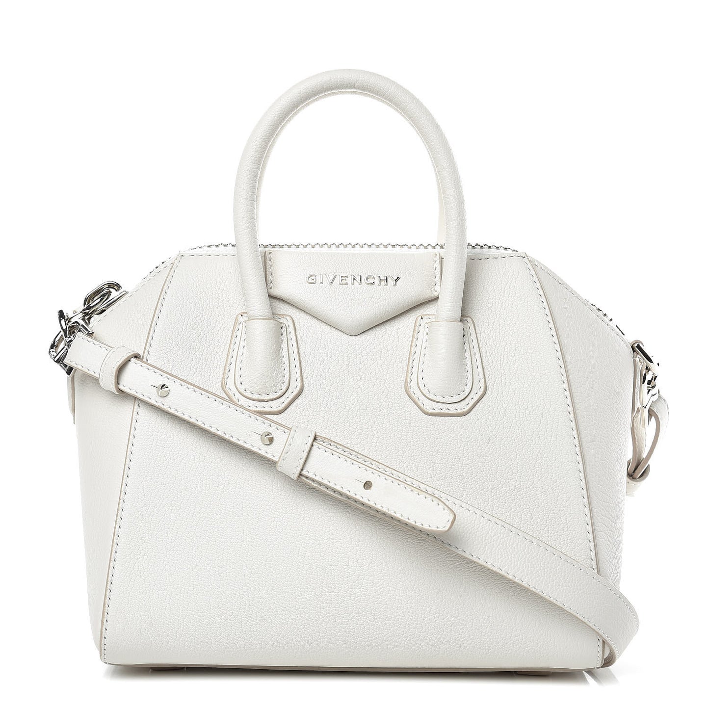 Sugar Goatskin Mini Antigona White