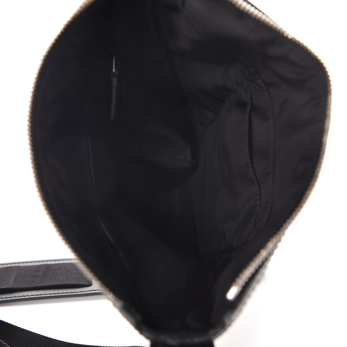 GG Supreme Monogram Web Messenger Bag Black