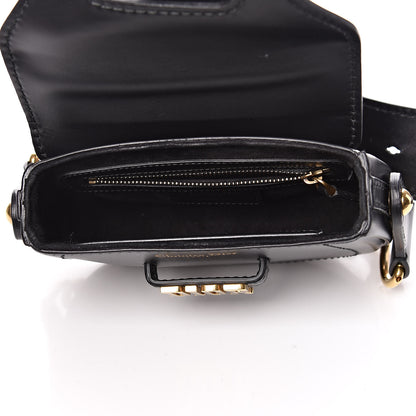 Christian Dior Calfskin Mini D Fence Saddle Bag Black 5 of 12