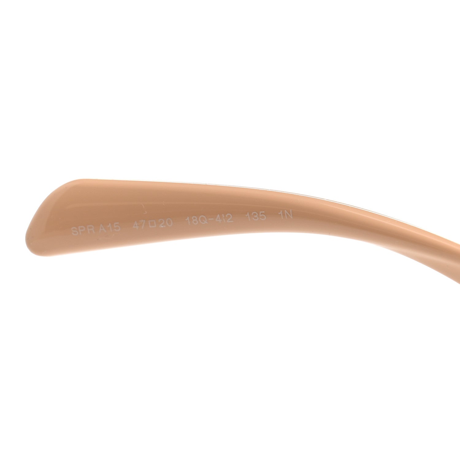 Prada Acetate Square Sunglasses SPR A15 Beige 7 of 8