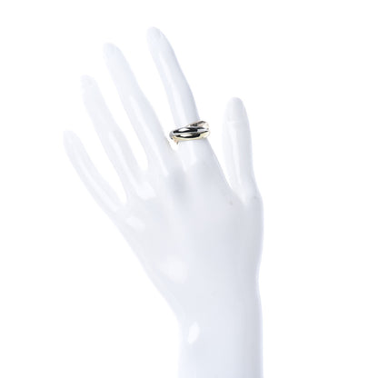 Cartier 18K Pink Yellow White Gold Classic Les Must De Trinity Ring 54 6.75 2 of 5