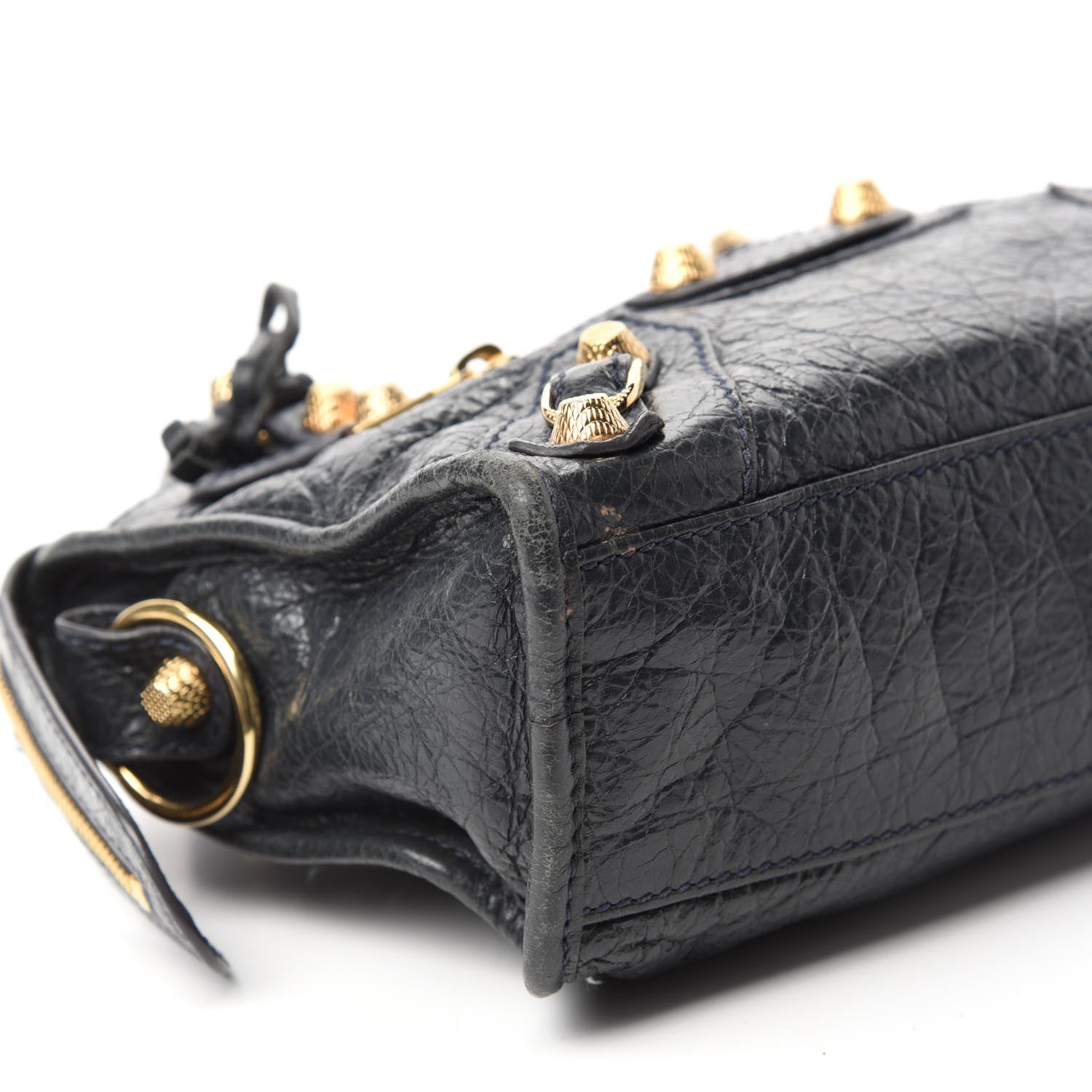 Balenciaga Agneau Giant 12 Gold Hardware Mini City Anthracite 6 of 14