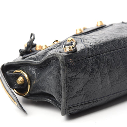 Balenciaga Agneau Giant 12 Gold Hardware Mini City Anthracite 6 of 14