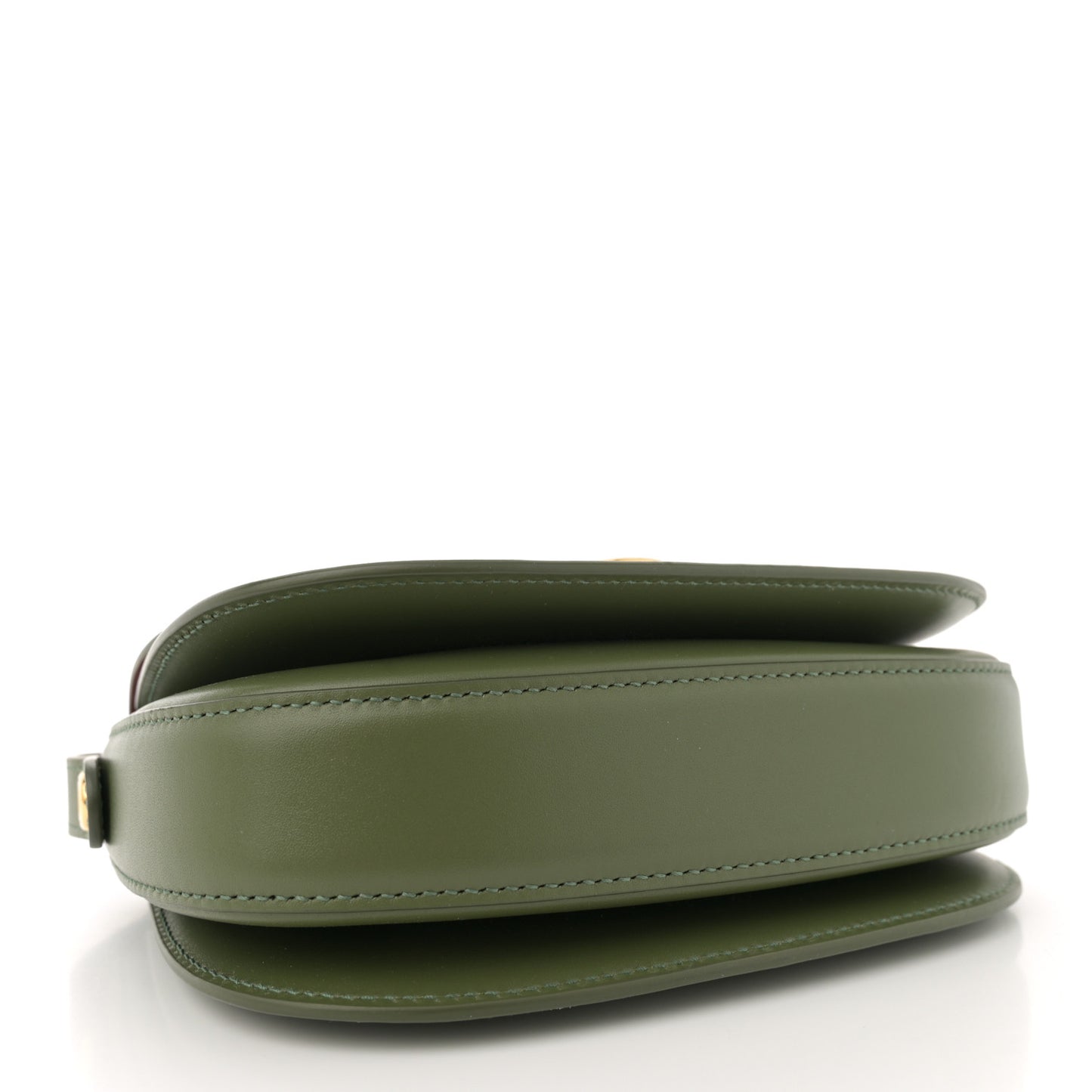 Smooth Calfskin Mini Ghiera Bag Dark Lichen Green Kummel