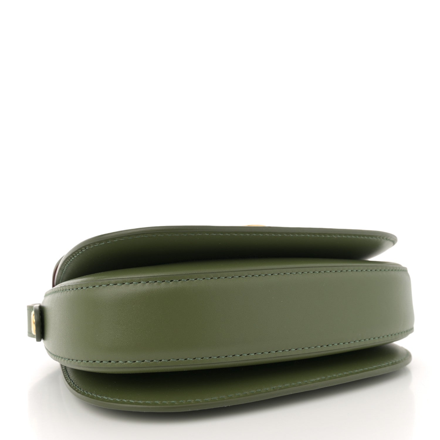 Loro Piana Smooth Calfskin Mini Ghiera Bag Dark Lichen Green Kummel 4 of 9