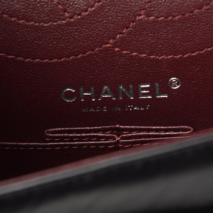 Chanel Aged Calfskin Chevron Quilted 2.55 Reissue 225 So Black 7 of 8