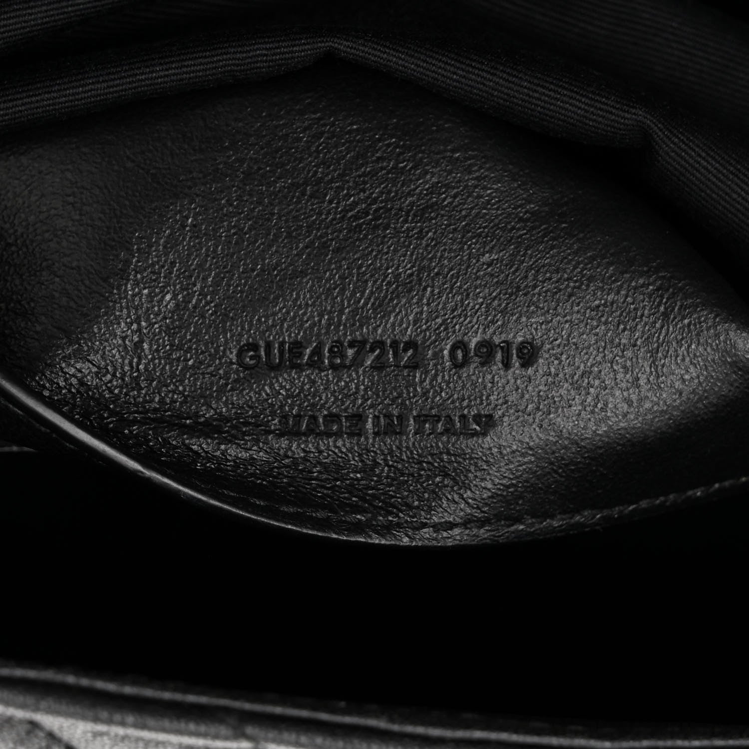 Saint Laurent Sheepskin Matelasse Chevron Monogram Large College Satchel Black 7 of 10