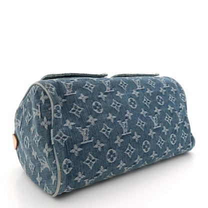 Louis Vuitton Monogram Denim Neo Speedy Blue 4 of 13