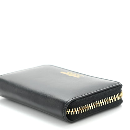 Gucci Plutone Calfskin Logo Zip Around Card Case Black 9 of 9