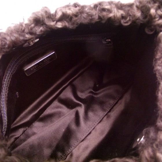 Shearling Limited Ed Handbag Brown