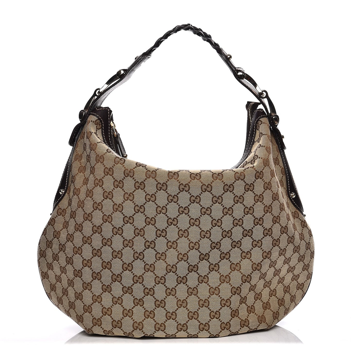 Monogram Medium Pelham Hobo Dark Brown