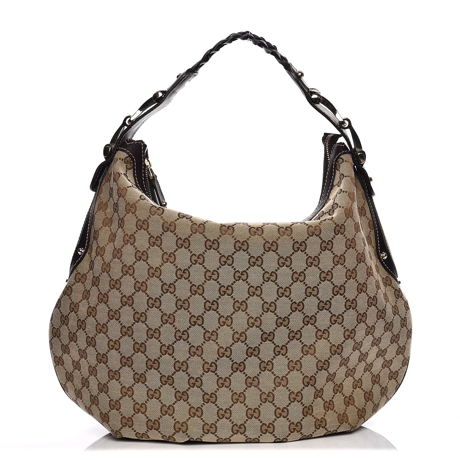 Gucci Monogram Medium Pelham Hobo Dark Brown 1 of 7
