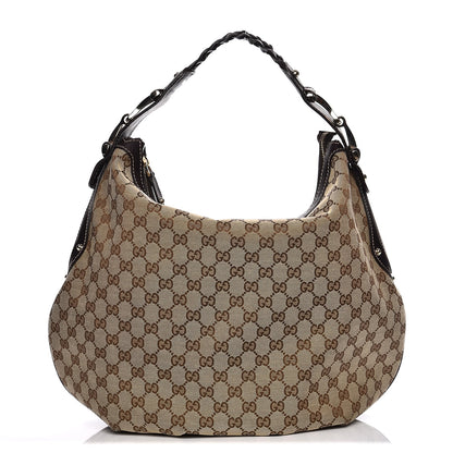 Gucci Monogram Medium Pelham Hobo Dark Brown 1 of 7