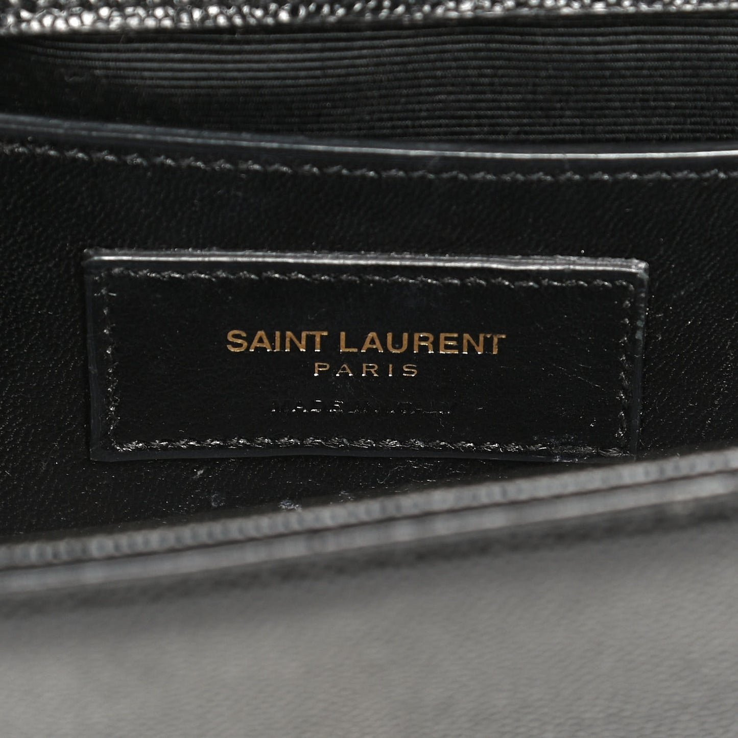 Grain De Poudre Small Monogram Kate Satchel Black