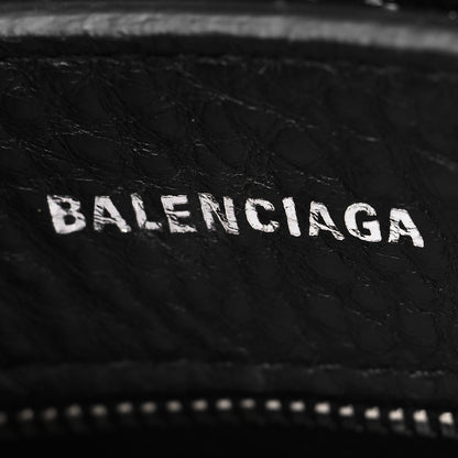 Balenciaga Smooth Calfskin Logo Perforated XXS Everyday Tote Chalky White 6 of 10
