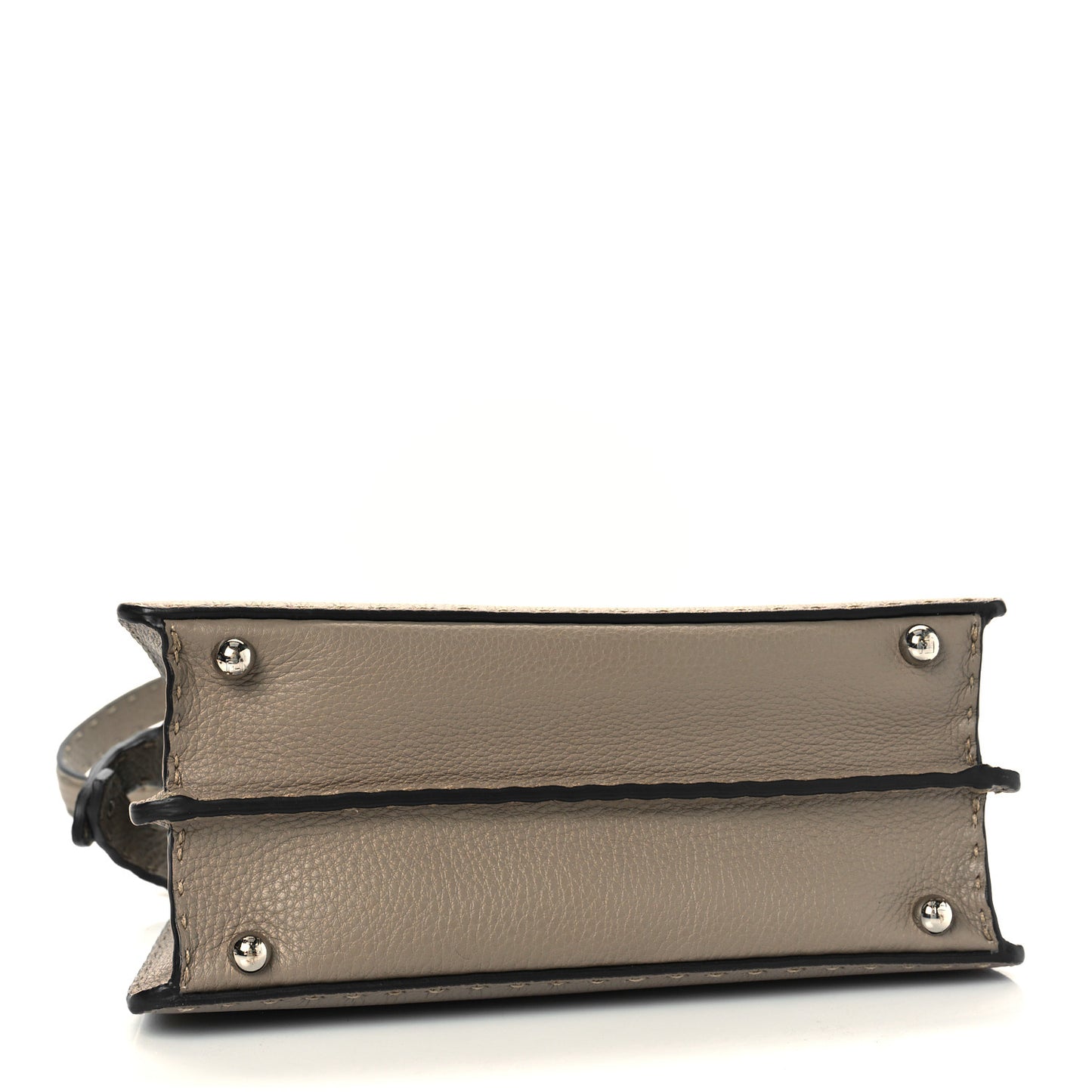 Cuoio Romano Selleria Chamois Small Peekaboo I SEE U Satchel Corda Camelia Cipria