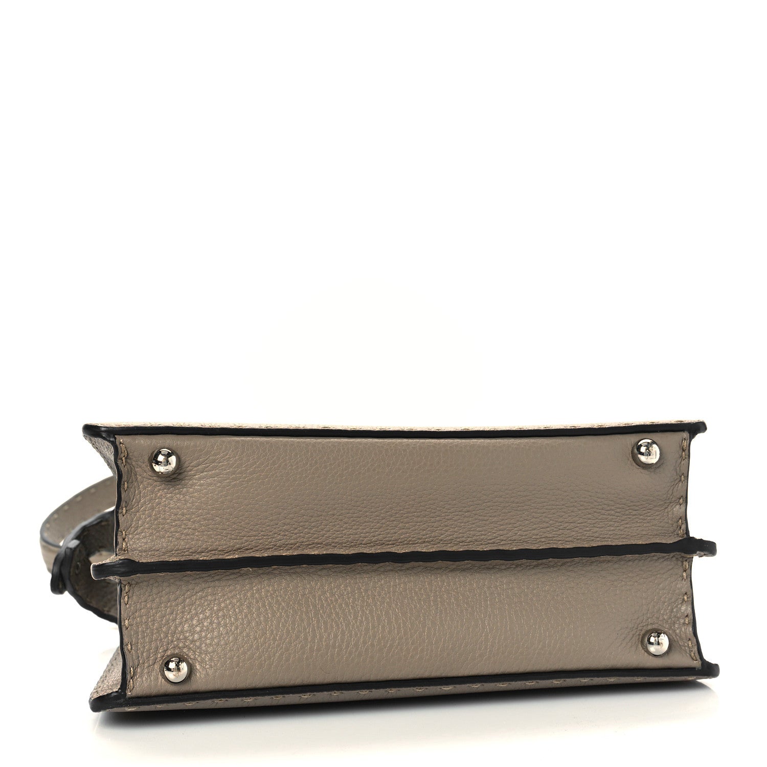 Fendi Cuoio Romano Selleria Chamois Small Peekaboo I SEE U Satchel Corda Camelia Cipria 4 of 9
