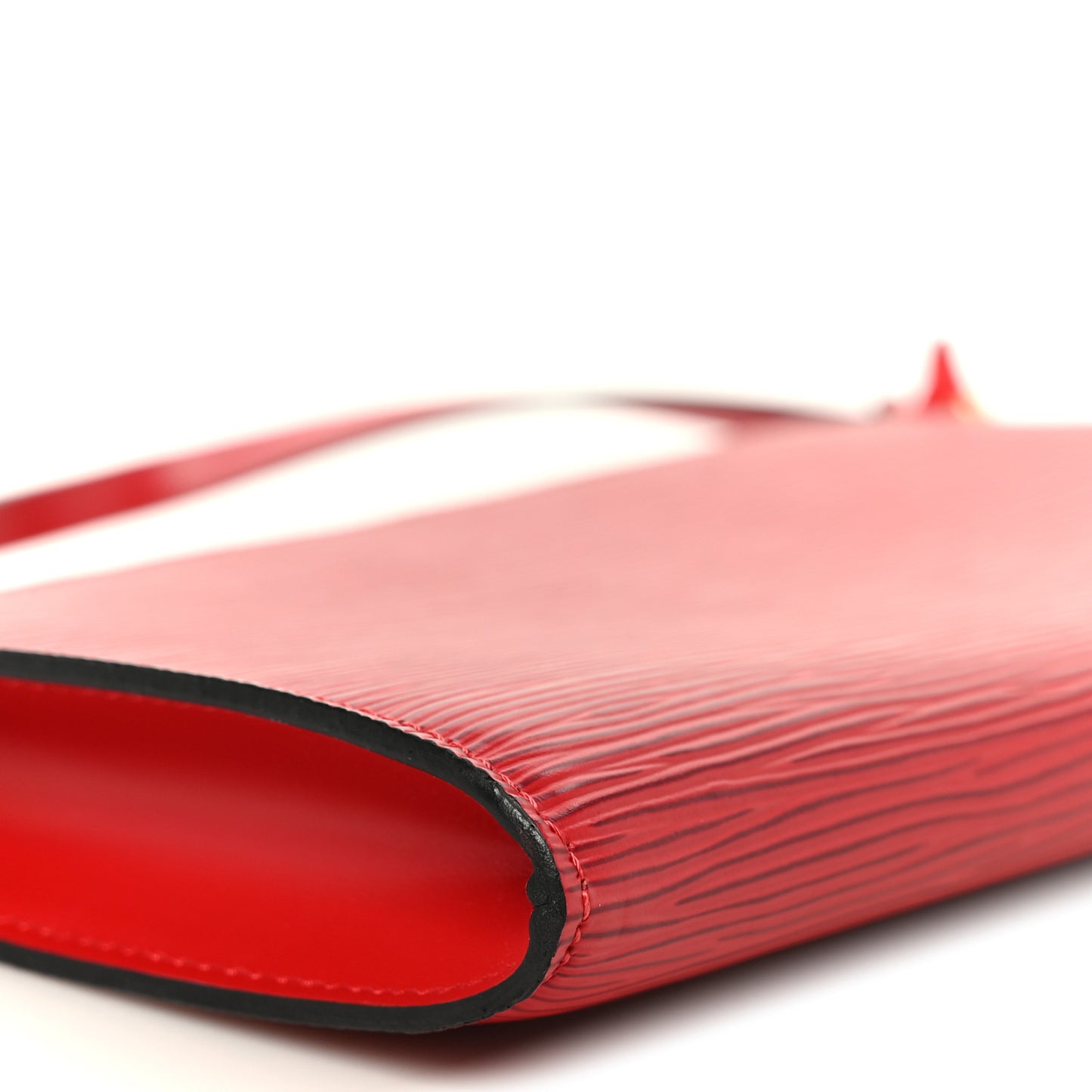 Epi Pochette Accessories 24 Castillan Red