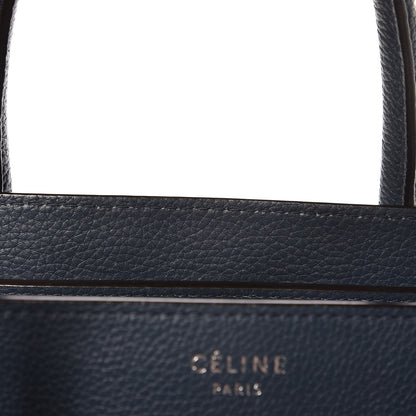 Celine Drummed Calfskin Micro Luggage Orage 11 of 11