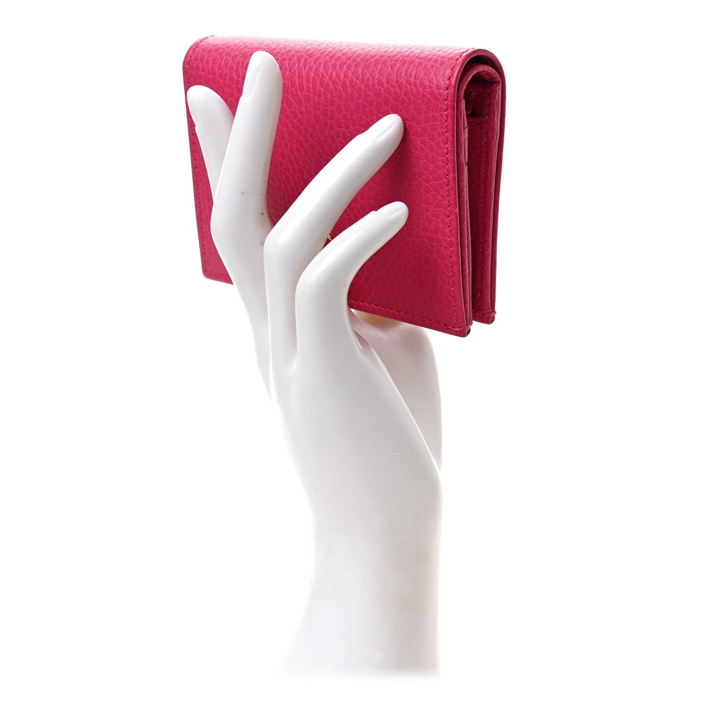 Dollar Calfskin GG Marmont Card Case Box Pink