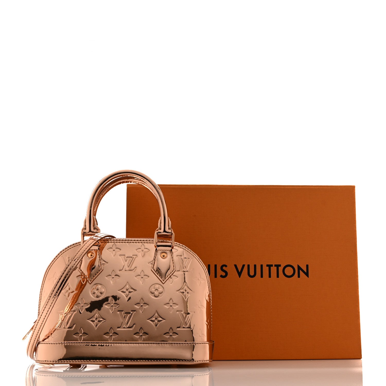 Louis Vuitton Monogram Miroir Alma BB Copper 10 of 10