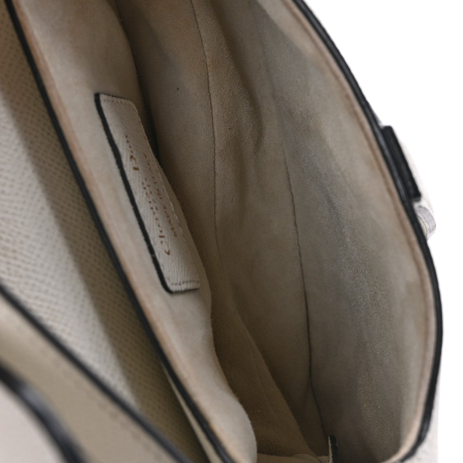 Christian Dior Grained Calfskin Mini Saddle Bag White 5 of 10