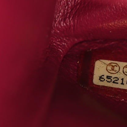 Chanel Jersey Quilted Medium Double Flap Bijoux Chain Dark Pink 7 of 10