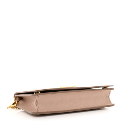 Prada Vitello Move Triangle Logo Miniborse Cipria 4 of 13