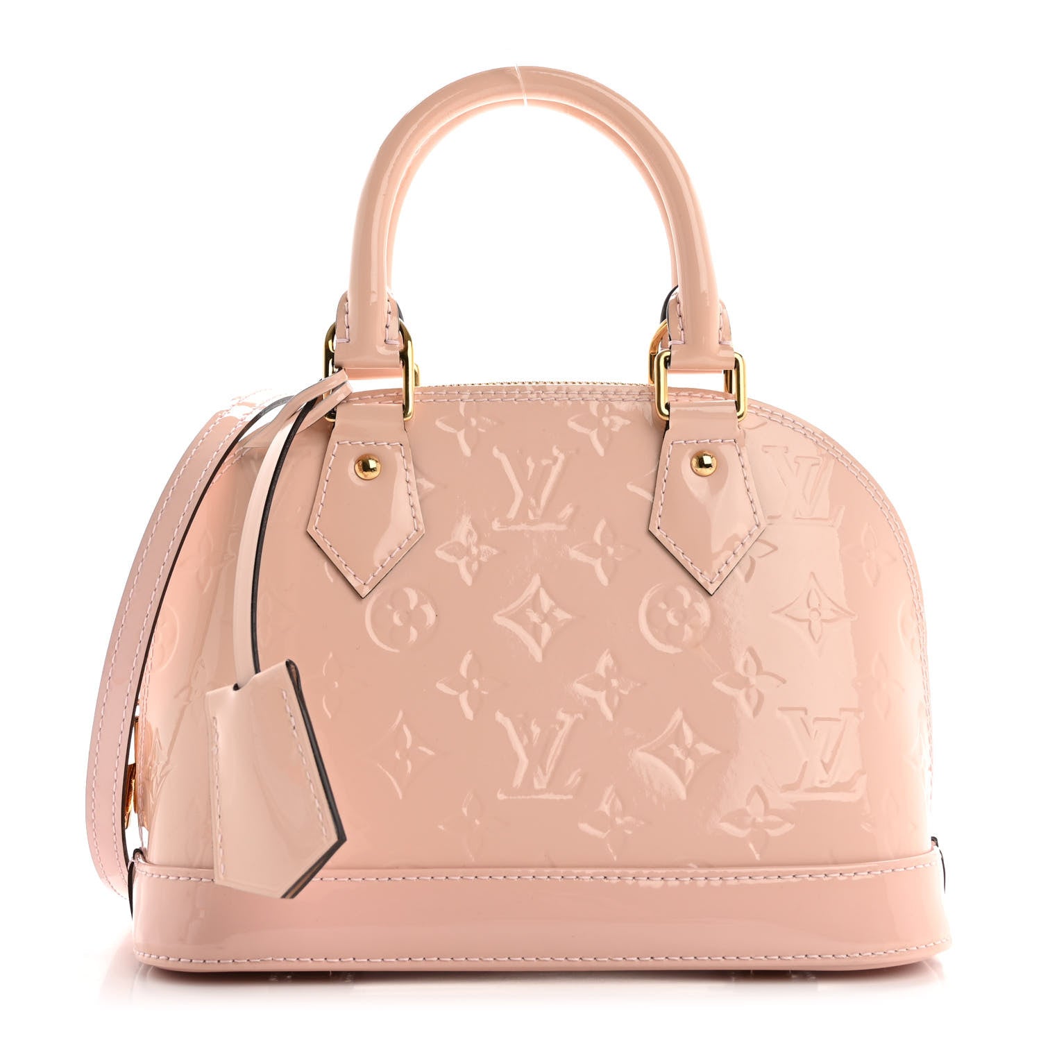 Louis Vuitton Vernis Alma BB Rose Ballerine 1 of 9