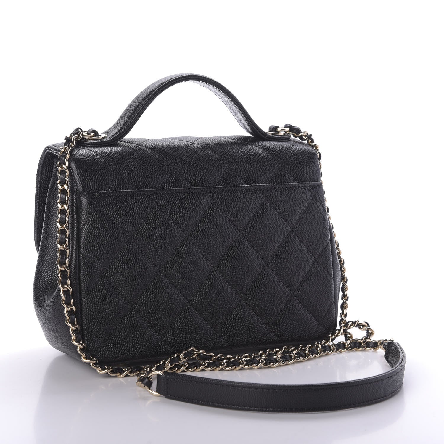 Chanel Caviar Quilted Small Business Affinity Flap Black 2 of 9