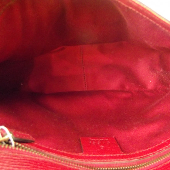 Gucci Leather Horsebit Flap Red 7 of 10