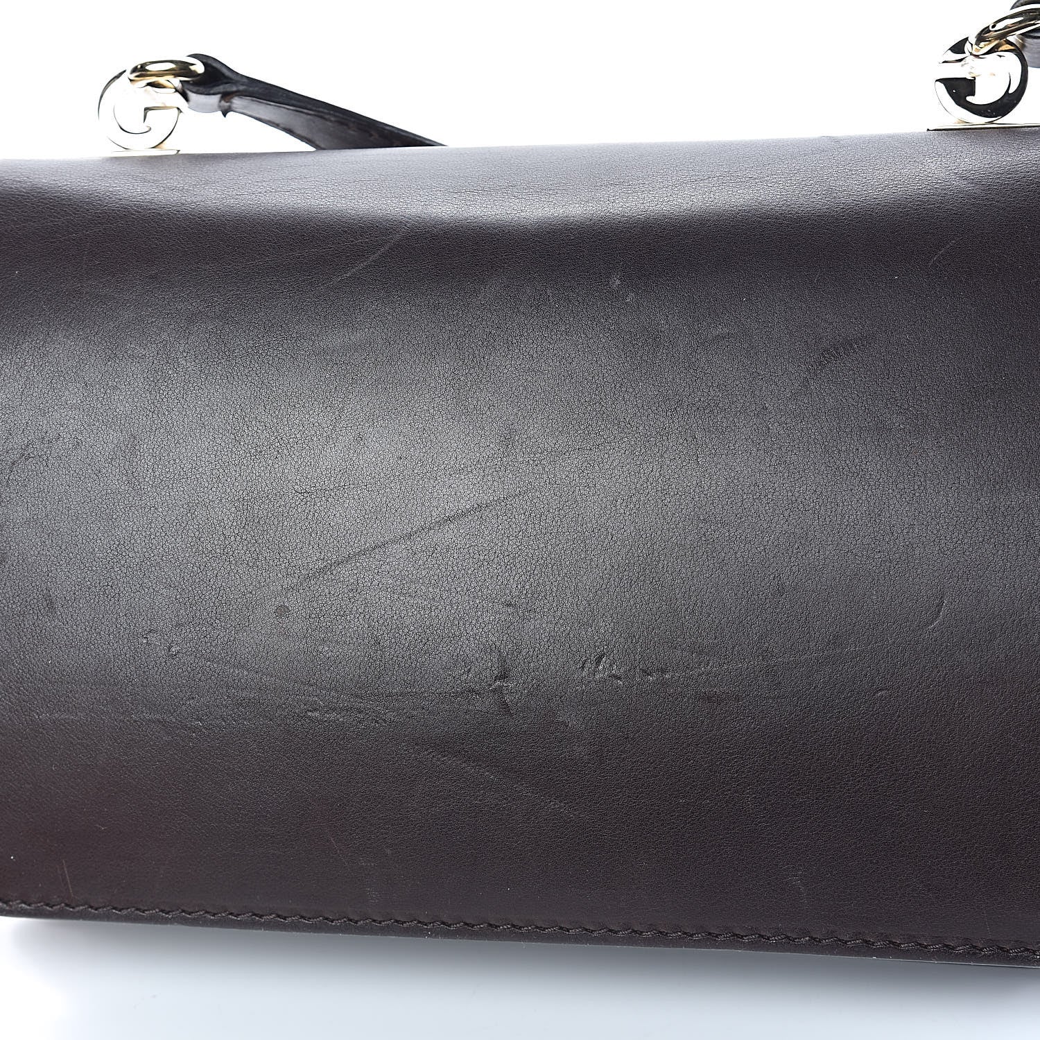 Gucci Calfskin Medium 1973 Shoulder Flap Bag Dark Brown 21 of 23