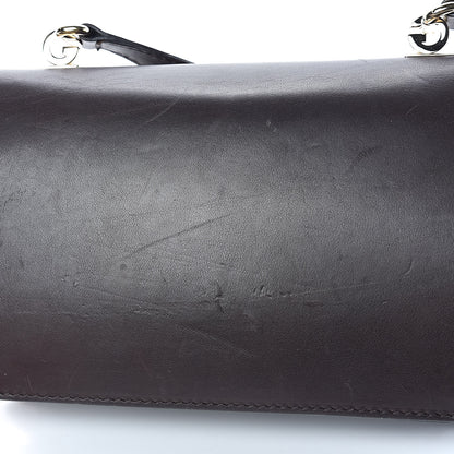 Gucci Calfskin Medium 1973 Shoulder Flap Bag Dark Brown 21 of 23