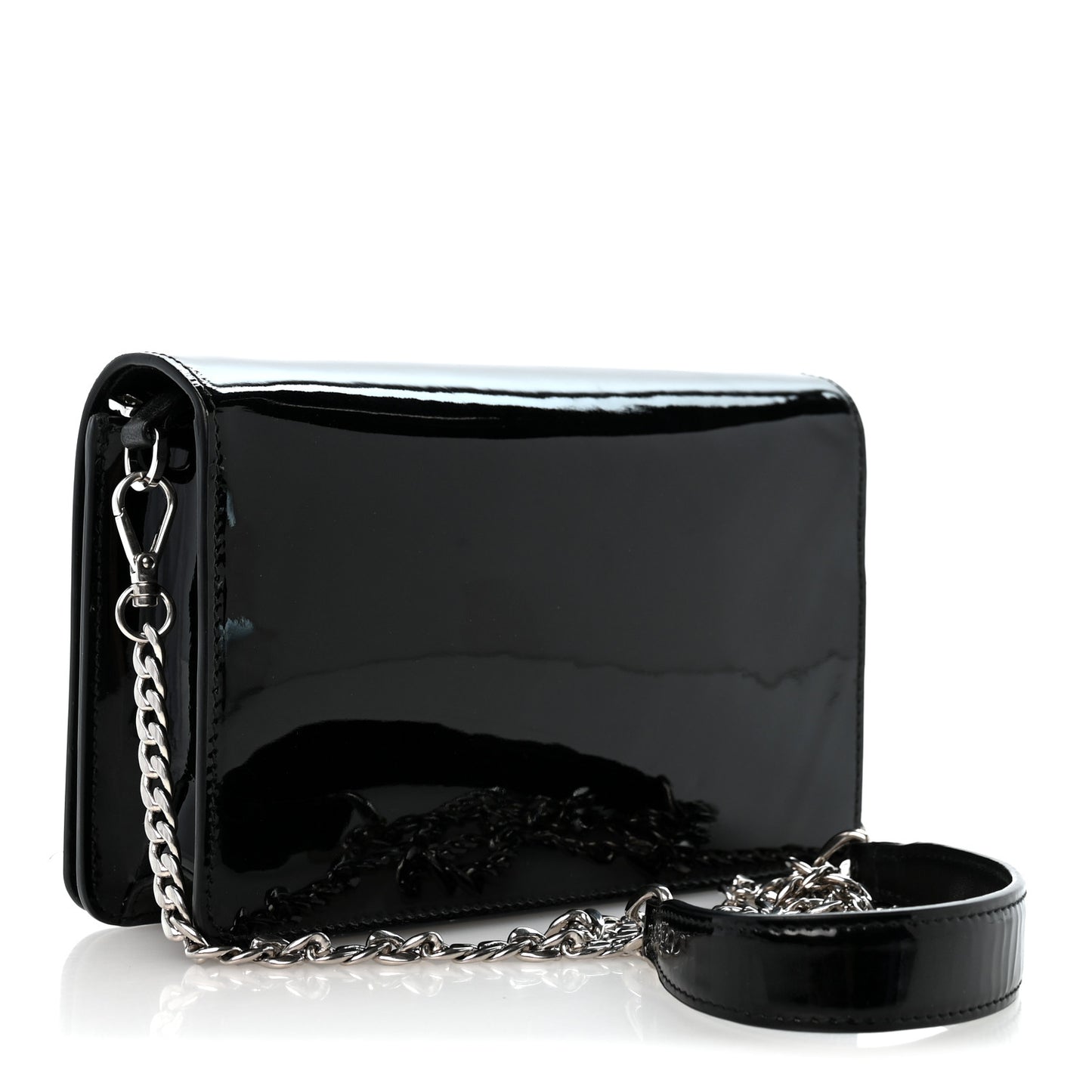 Vernice Crystal Wallet On Chain Black
