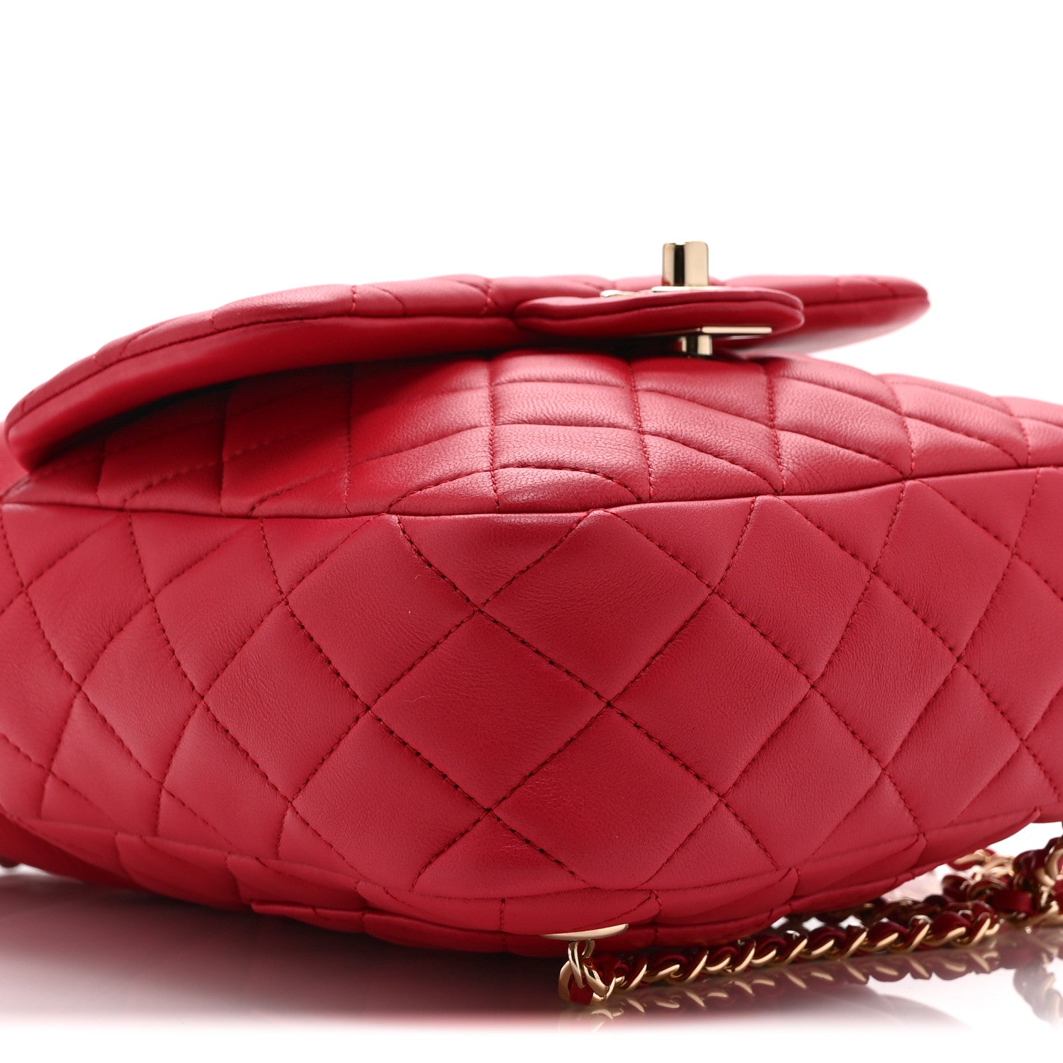 Chanel Lambskin Quilted Small in Seoul Backpack Dark Pink 9 of 10