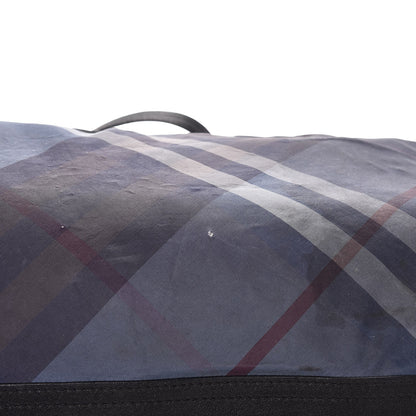 Burberry Nylon Nova Check Buckleigh Packable Tote Navy Blue 21 of 23