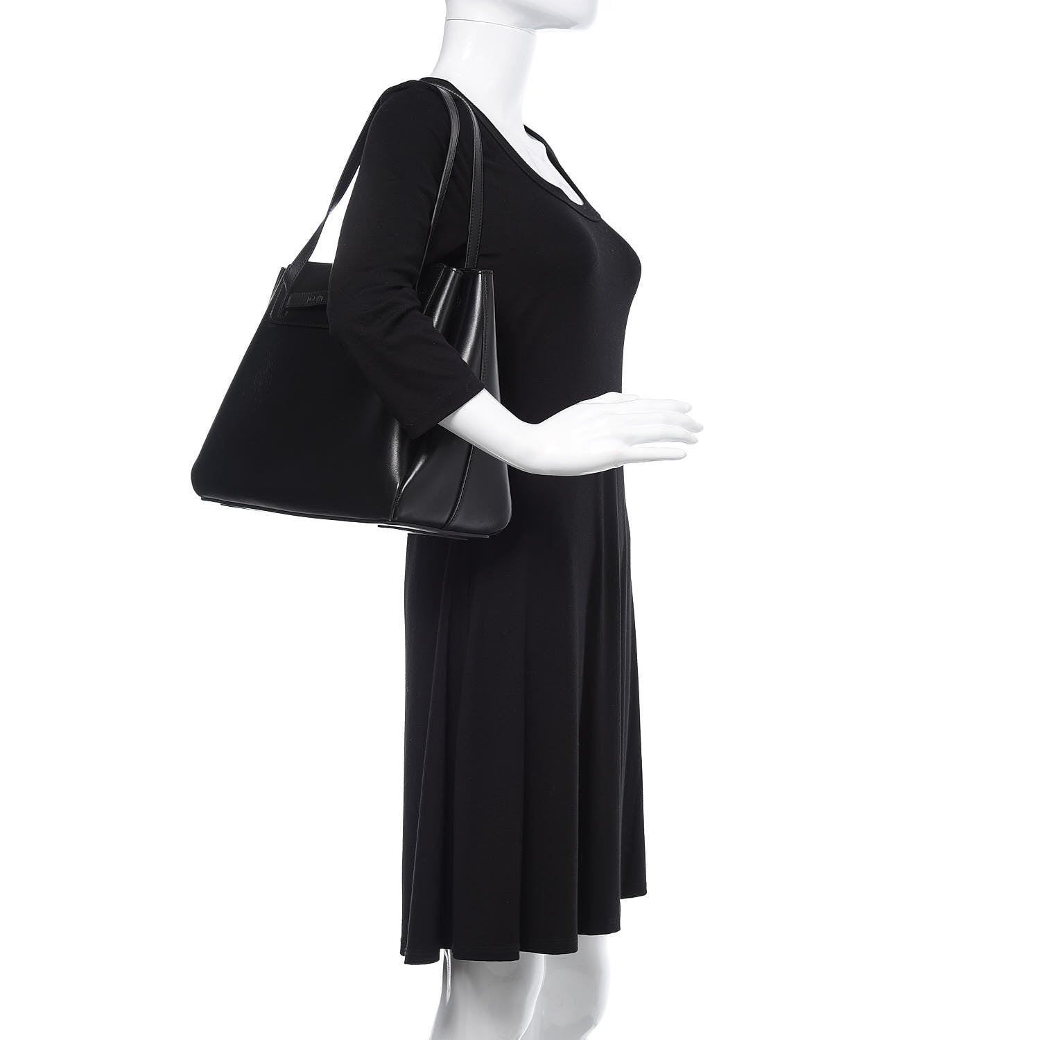 Loewe Boxcalf Lazo Tote Black 2 of 12